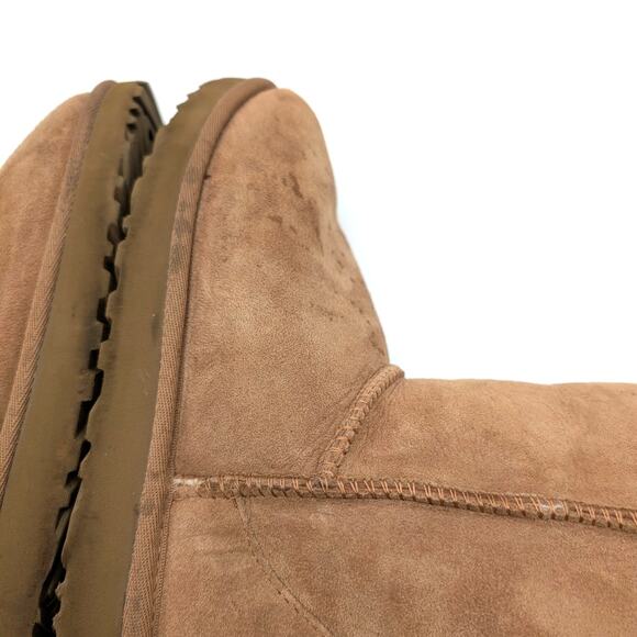 UGG Classic Tall Suede Sheepskin Winter Boots Women's Chestnut Size US6 EU37 - Picture 10 of 16